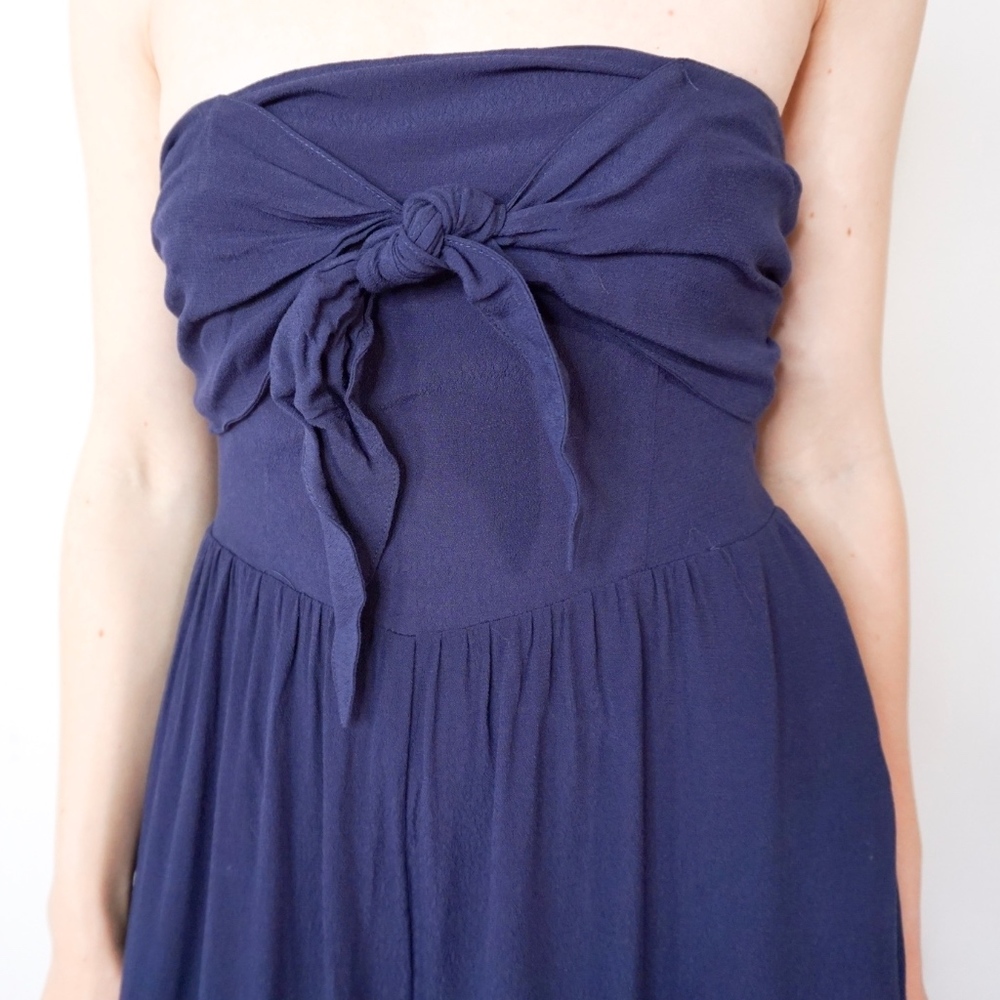 URBAN OUTFITTERS Strapless Tie Jumpsuit 0996 - Picture 6 of 8